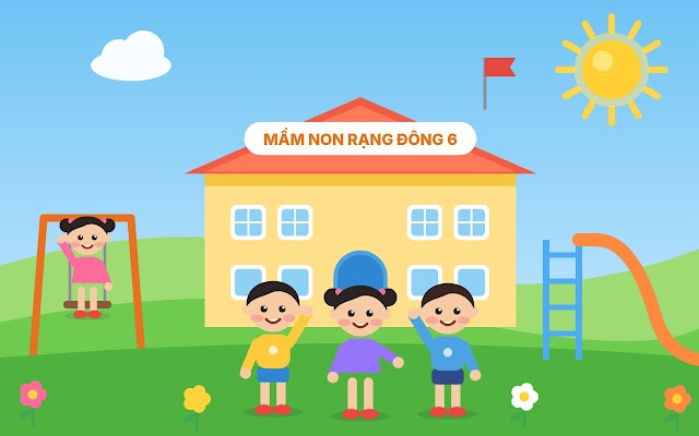 Sân trường Rạng Đông 6